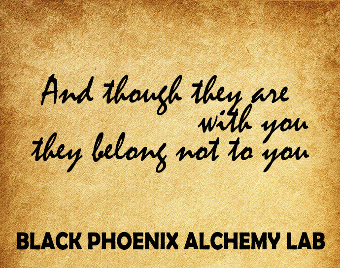 And Though They Are With You Yet They Belong Not To You Perfume Oil