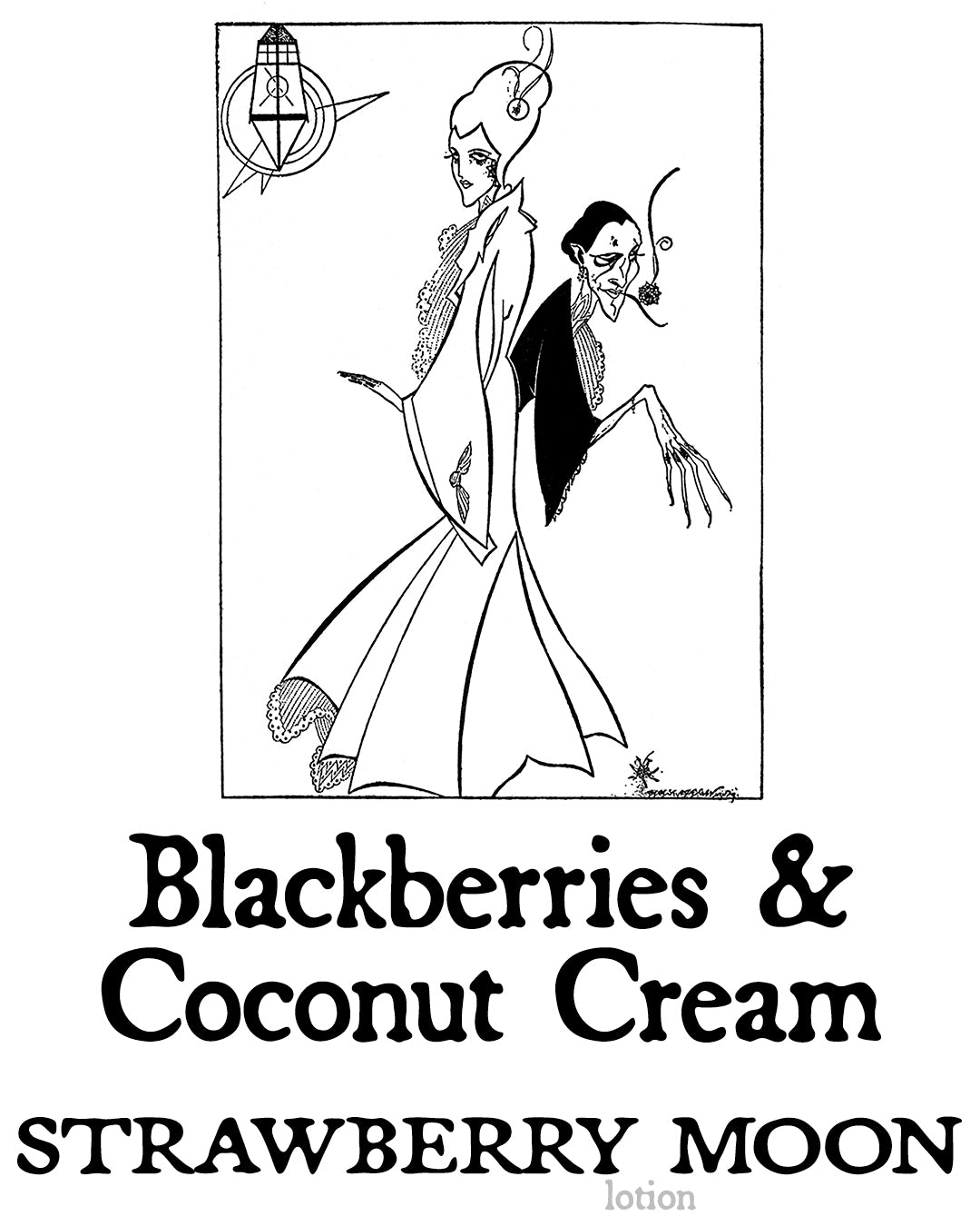 Strawberry Moon: Blackberries and Coconut Cream Lotion