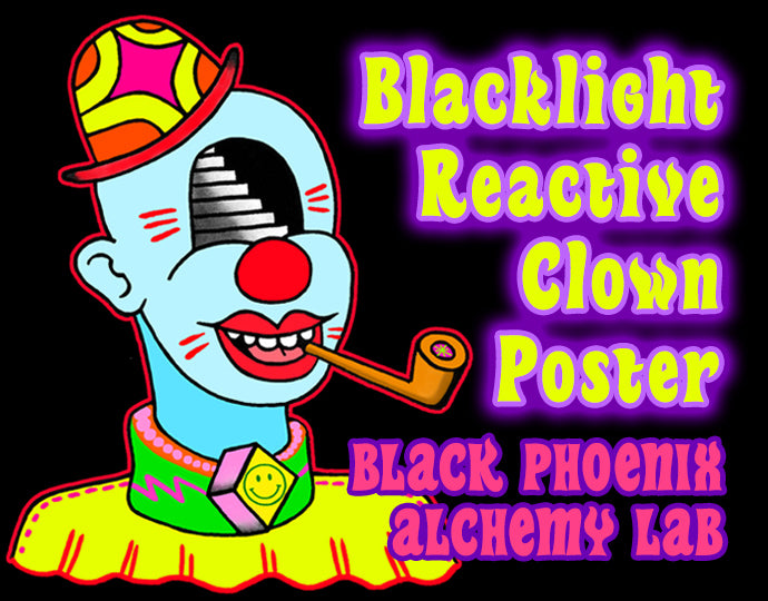 Blacklight Reactive Clown Poster Perfume Oil