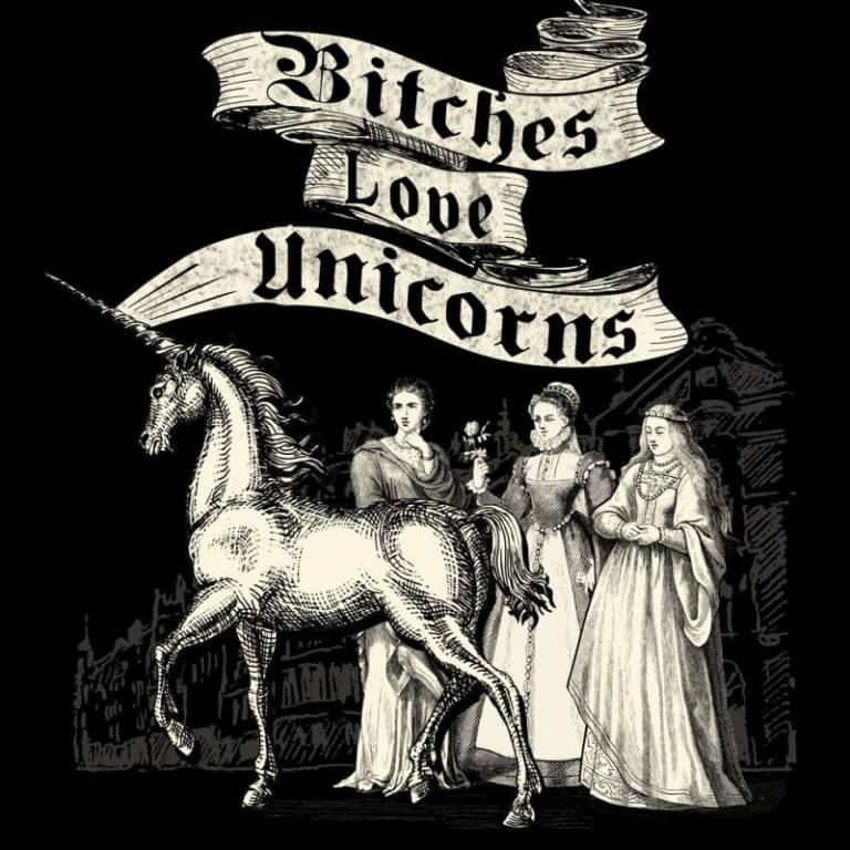 Bitches Love Unicorns Tee