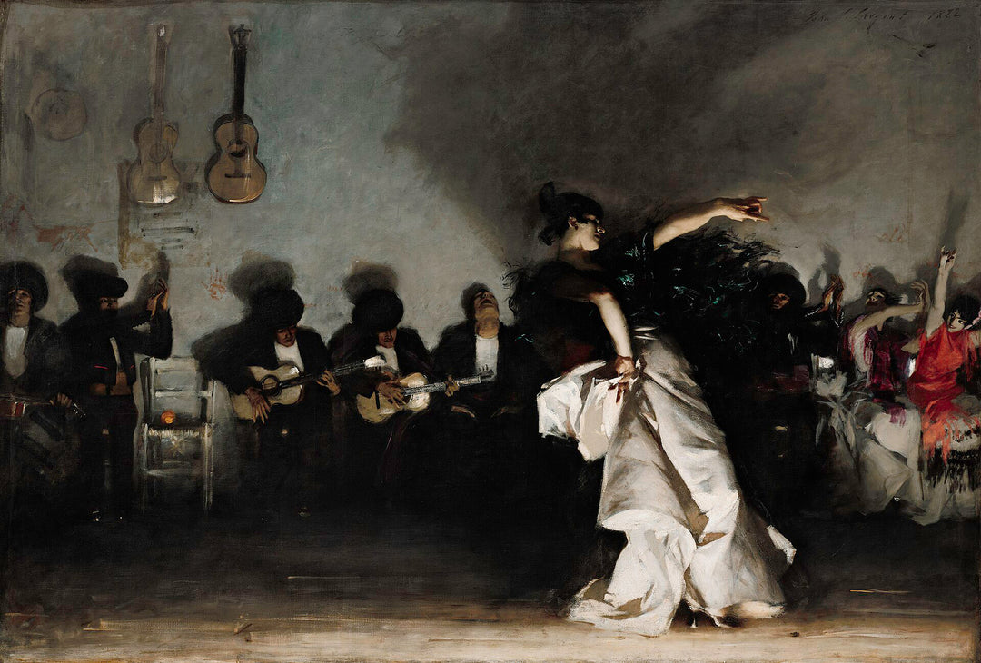Black Phoenix Alchemy Lab El Jaleo perfume oil styled with flamenco and guitar imagery
