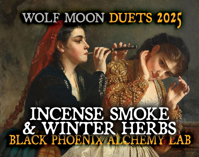 Wolf Moon: Incense Smoke &amp;amp; Winter Herbs Perfume Oil