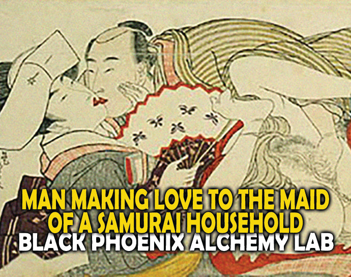 Man Making Love to the Maid of a Samurai Household Perfume Oil