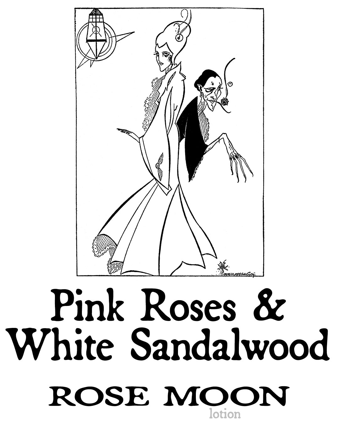 Rose Moon: Pink Roses and White Sandalwood Lotion