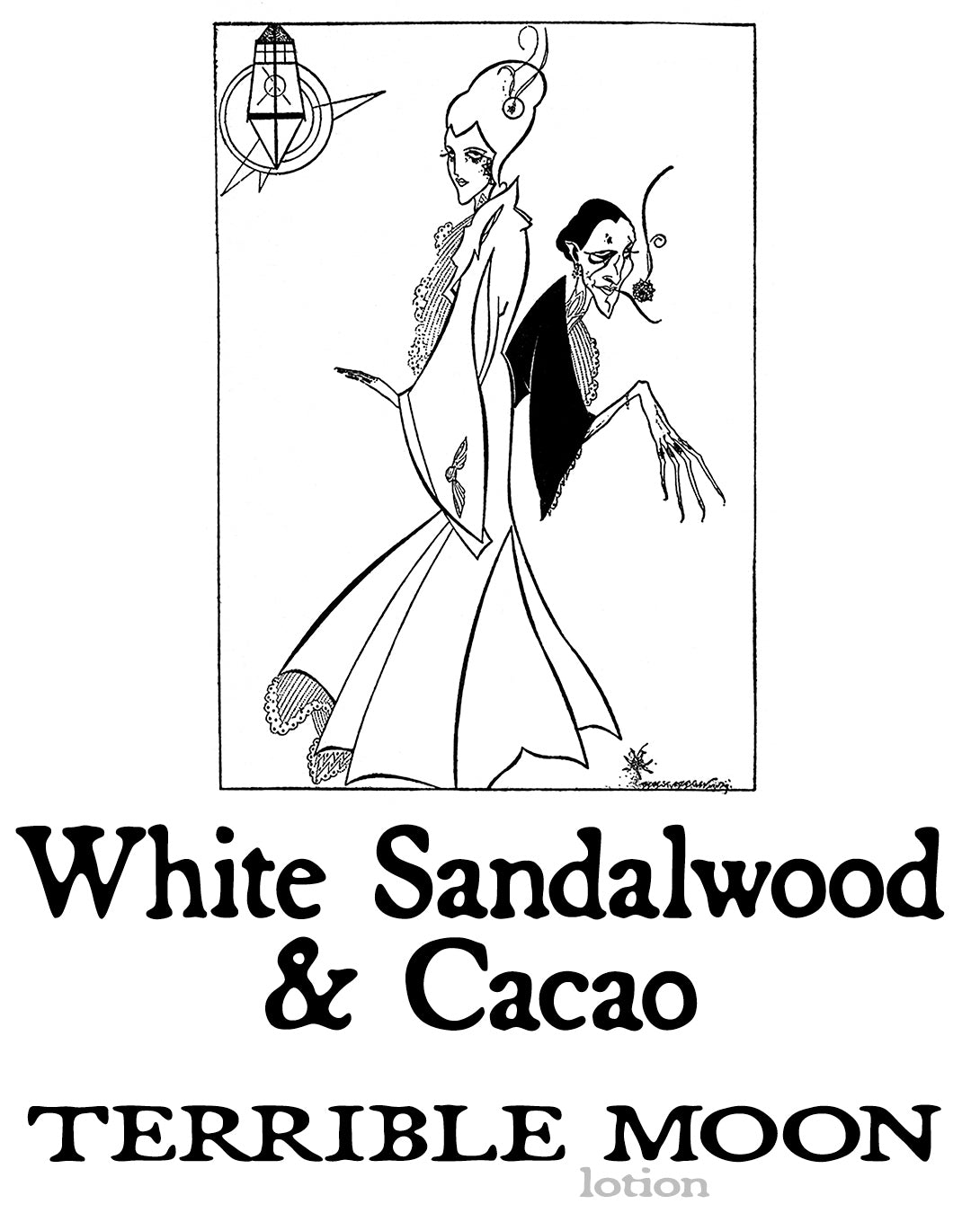 Terrible Moon: White Sandalwood and Cacao Lotion