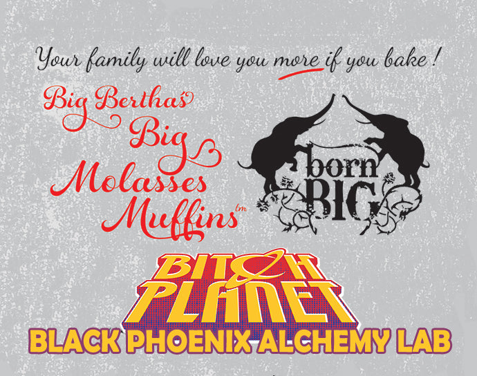 Promotional graphic with text and logos for &