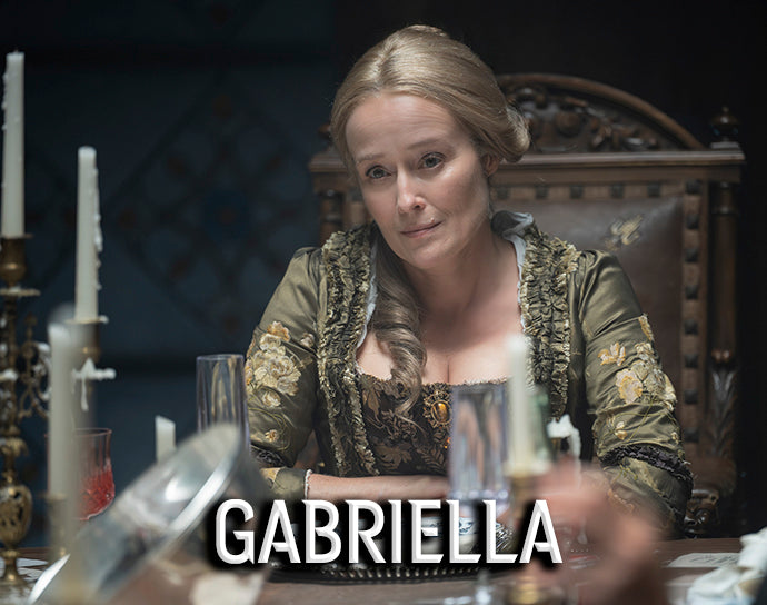 Gabriella in 18th century dress by candlelight — The Vampire Lestat x AMC, Interview with the Vampire Season 3