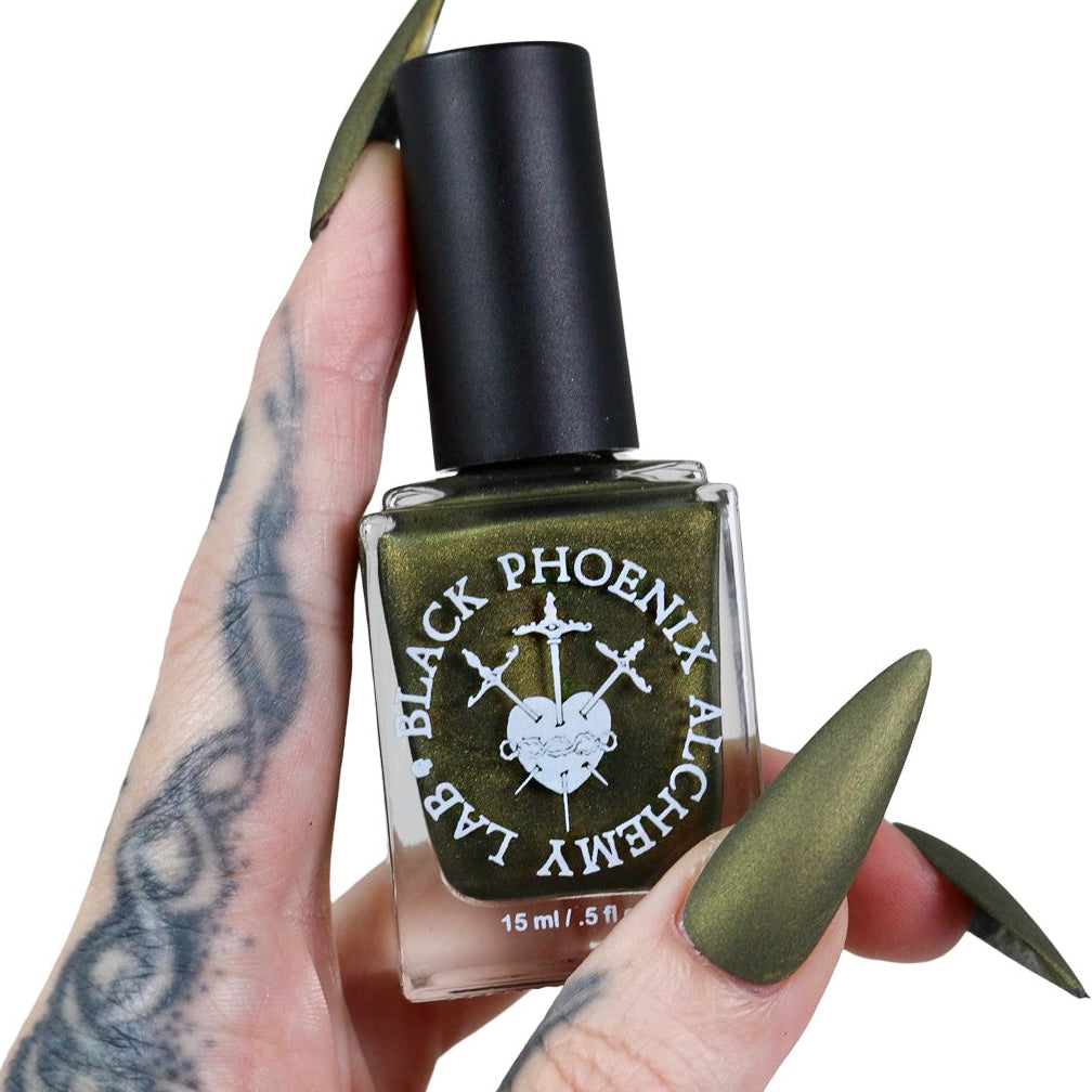 Goose Turd Green Dragon Nail Polish