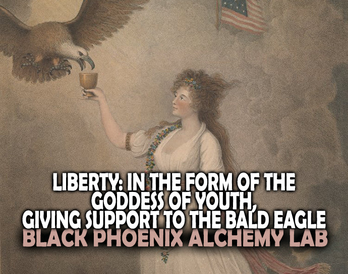 Liberty: In the Form of the Goddess of Youth, Giving Support to the Bald Eagle Perfume Oil