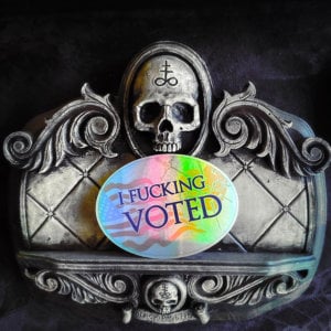 I Fucking Voted Sticker