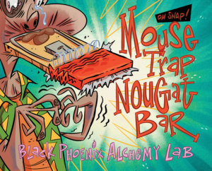 Label art that says Mouse Trap Nougat Bar