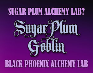 Sugar Plum Goblin Perfume Label
