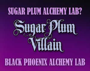 Sugar Plum Villain Perfume Label