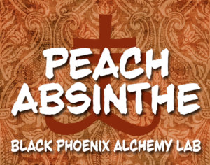 label that says peach absinthe