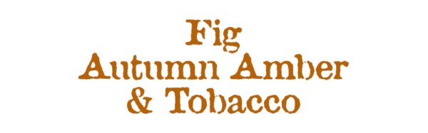 fig autumn amber and tobacco