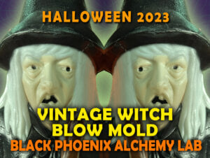VINTAGE WITCH BLOW MOLD