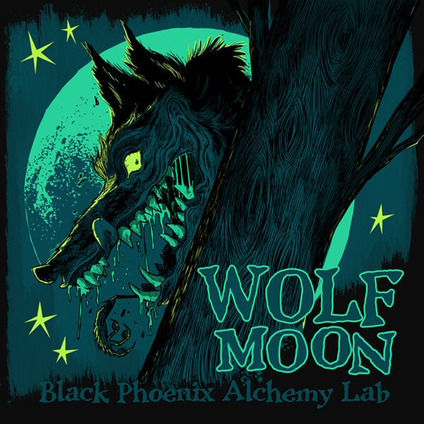 wolf moon 2024 STICKER WEB