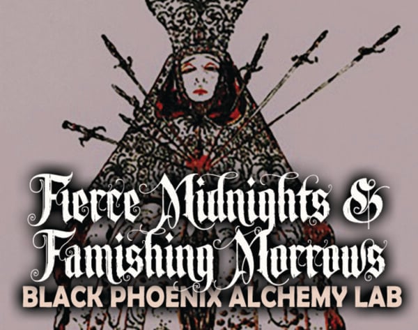Fierce midnights and famishing morrows