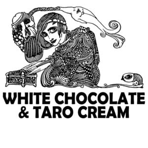 WHITE CHOCOLATE AND TARO CREAM
