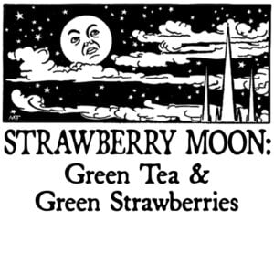 GREEN TEA AND GREEN STRAWBERRIES