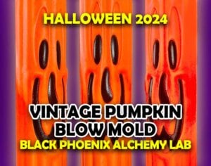 Vintage Pumpkin Blow Mold