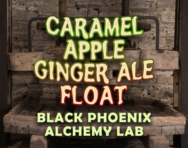 Caramel Apple Ginger Ale Float