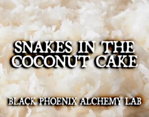 snakes in the coconut cake