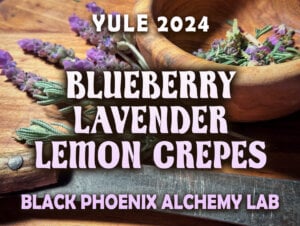 BLUEBERRY LAVENDER LEMON CREPES