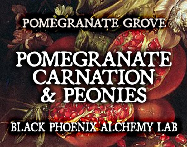 POMEGRANATE, CARNATION, AND PEONIES