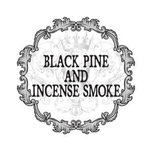 black pine and incense smoke