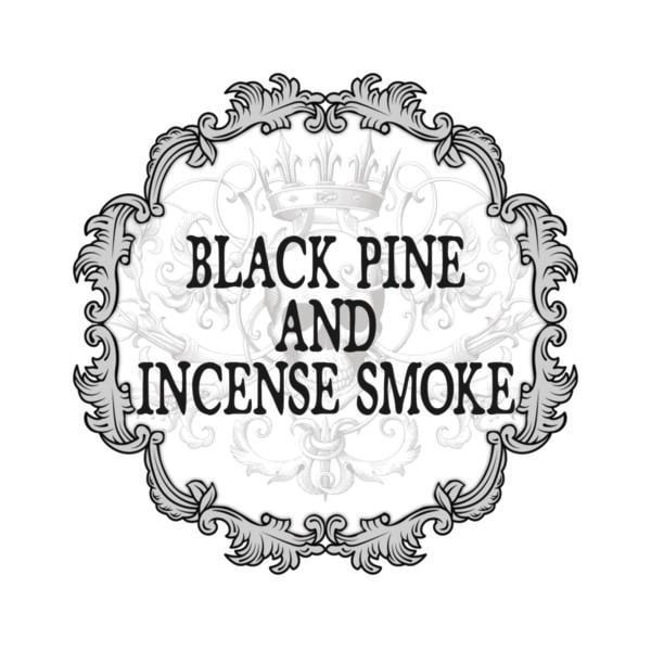 black pine and incense smoke