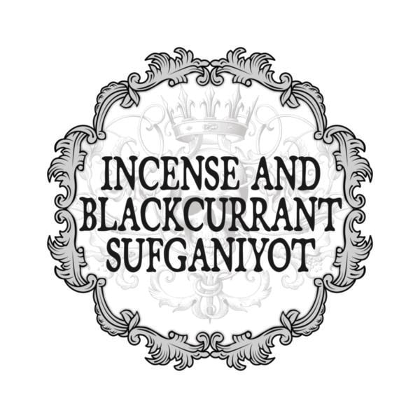 incense and blackcurrant sufganiyot