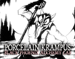 porcelain krampus