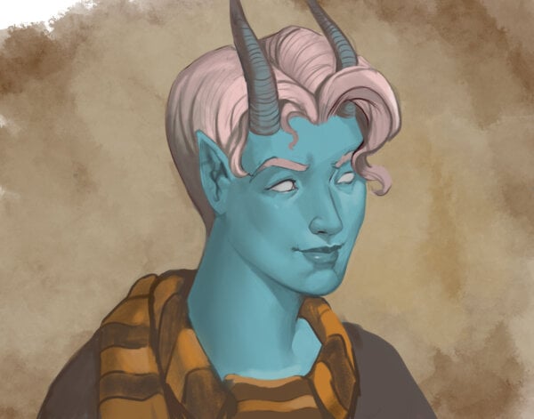 nonbinary tiefling