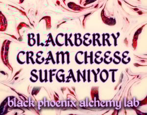 Blackberry Cream Cheese Sufganiyot