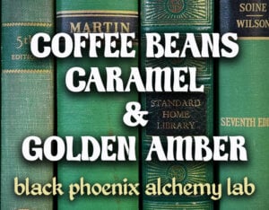 Coffee Beans Caramel And Golden Amber