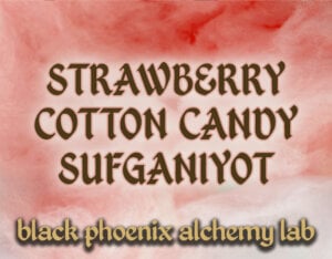 Strawberry Cotton Candy Sufganiyot